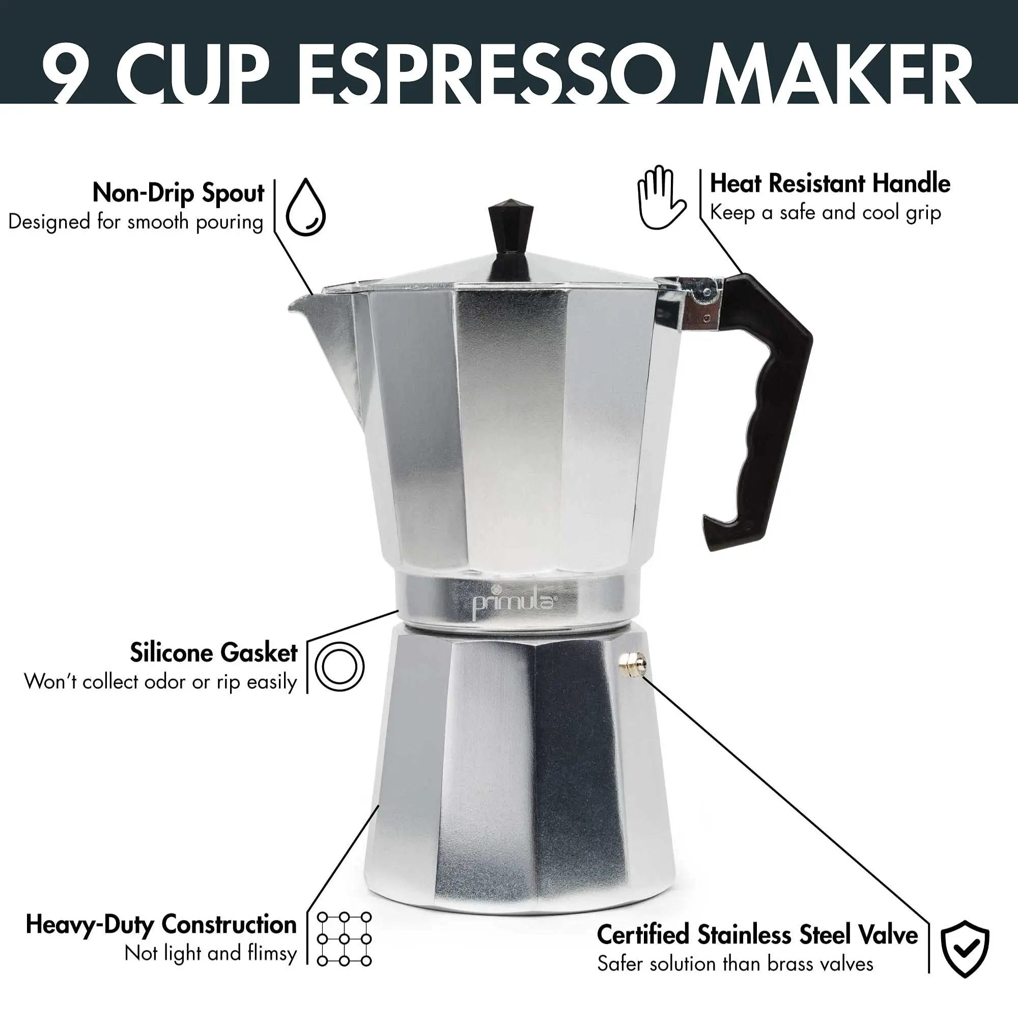 Stovetop Espresso And Coffee Maker,aluminum Moka Pot Classic Italian Coffee  Maker,easy To Operate Coffeeware Barista Accessories - Coffee Pots -  AliExpress