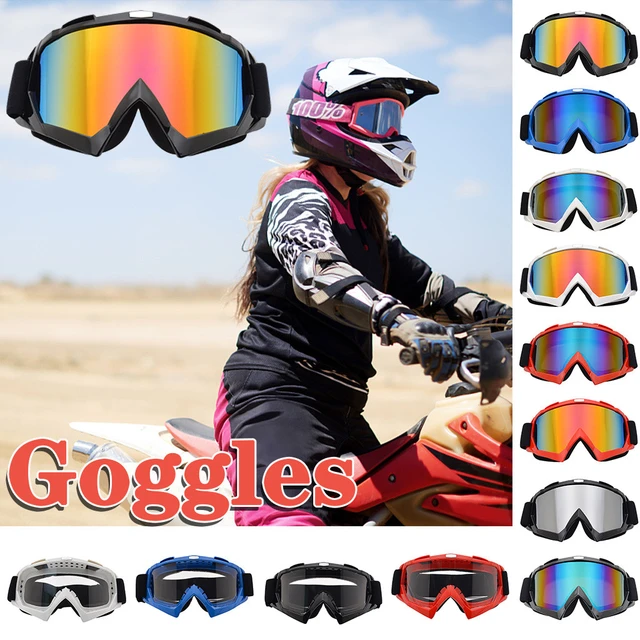 Gafas De Motocross Para Hombre Y Mujer, Lentes De Ciclismo Mx, Cascos  Todoterreno, Gafas De Carreras, Esquí, Motocicleta, Novedad - Gafas -  AliExpress