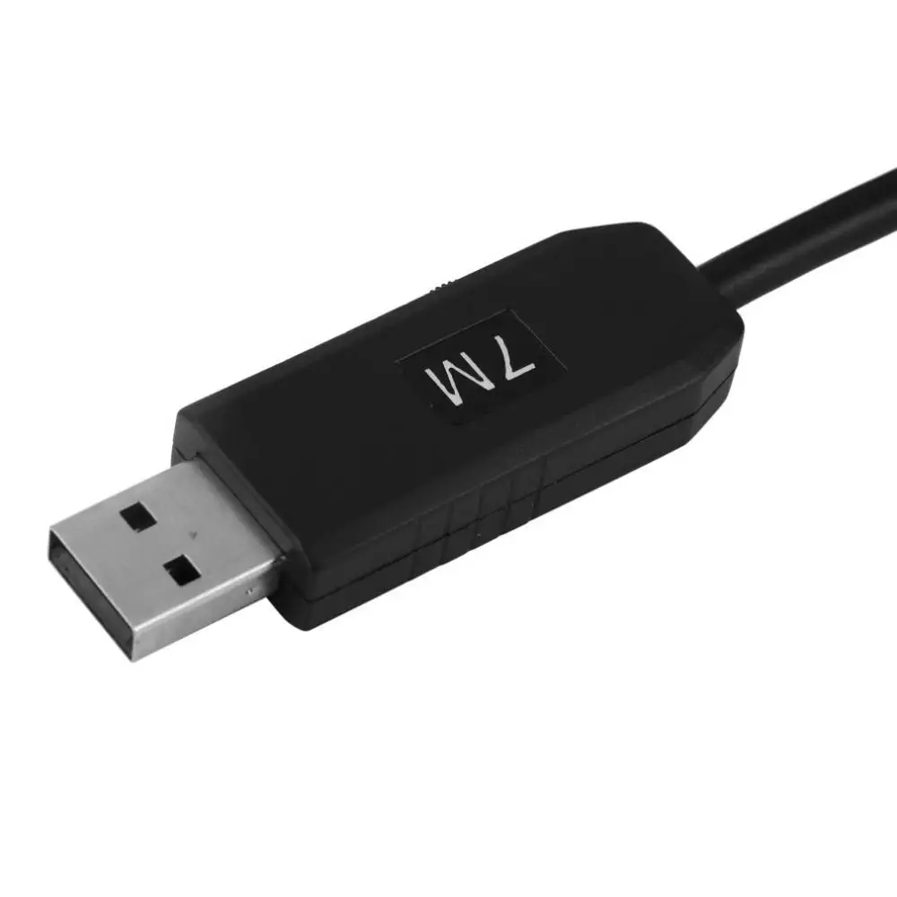 7 м USB Водонепроницаемый 10 мм диаметр головки камеры эндоскоп бороскоп 640*480 30ftps камера для осмотра змеиной трубки