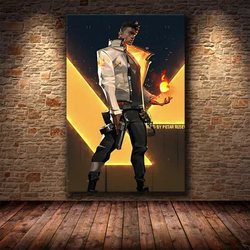 

The Game Poster Decoration Painting of valorant on HD Canvas Canvas Painting Art Posters and Prints Cuadros Decor