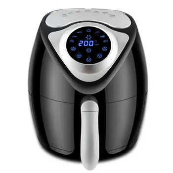 

1300W/2.6L Air Fryer Large Capacity Air Fryer Household Smoke-free Electric Frying Pan Smart Touch Screen Fries Machine EU plug