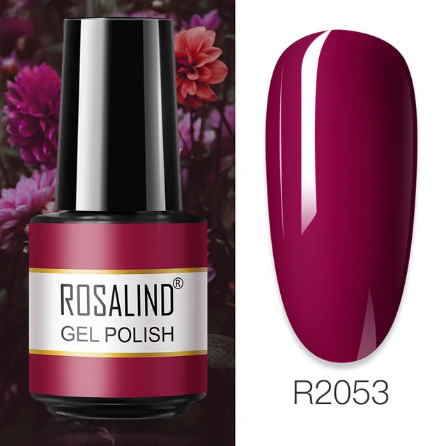 ROSALIND Primer Top Base Coat 7ML Gel Nail Polish For Manicure Long Lasting Nail Art Salon Gel Varnish UV LED Color Gel Polish RAR2053