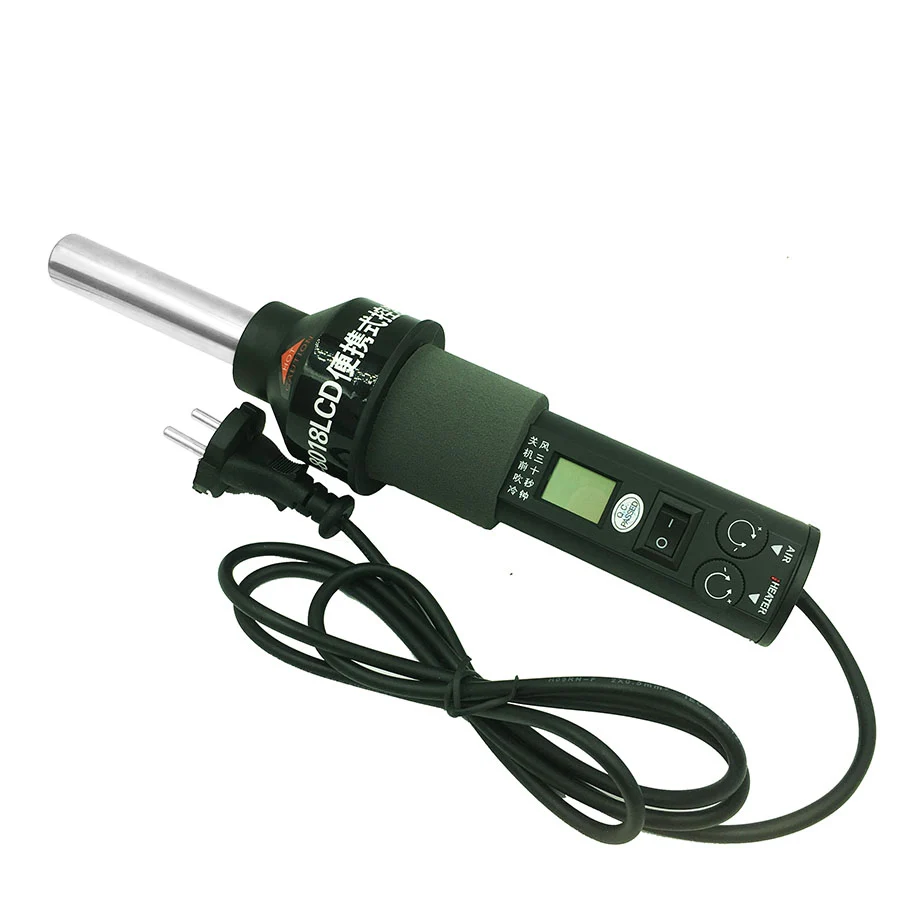220V ЖК дисплей цифровые тепловые пушки горячего воздуха пистолет распайки
