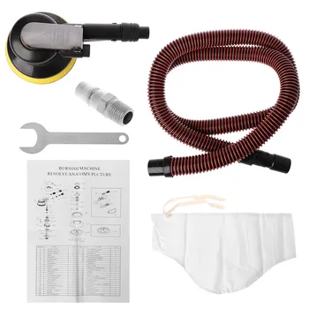 

5 Inch Round Air Palm Random Orbital Sander Pneumatic Polisher Hand Sanding Tool Machine Electric Woodworking Grinder Polisher