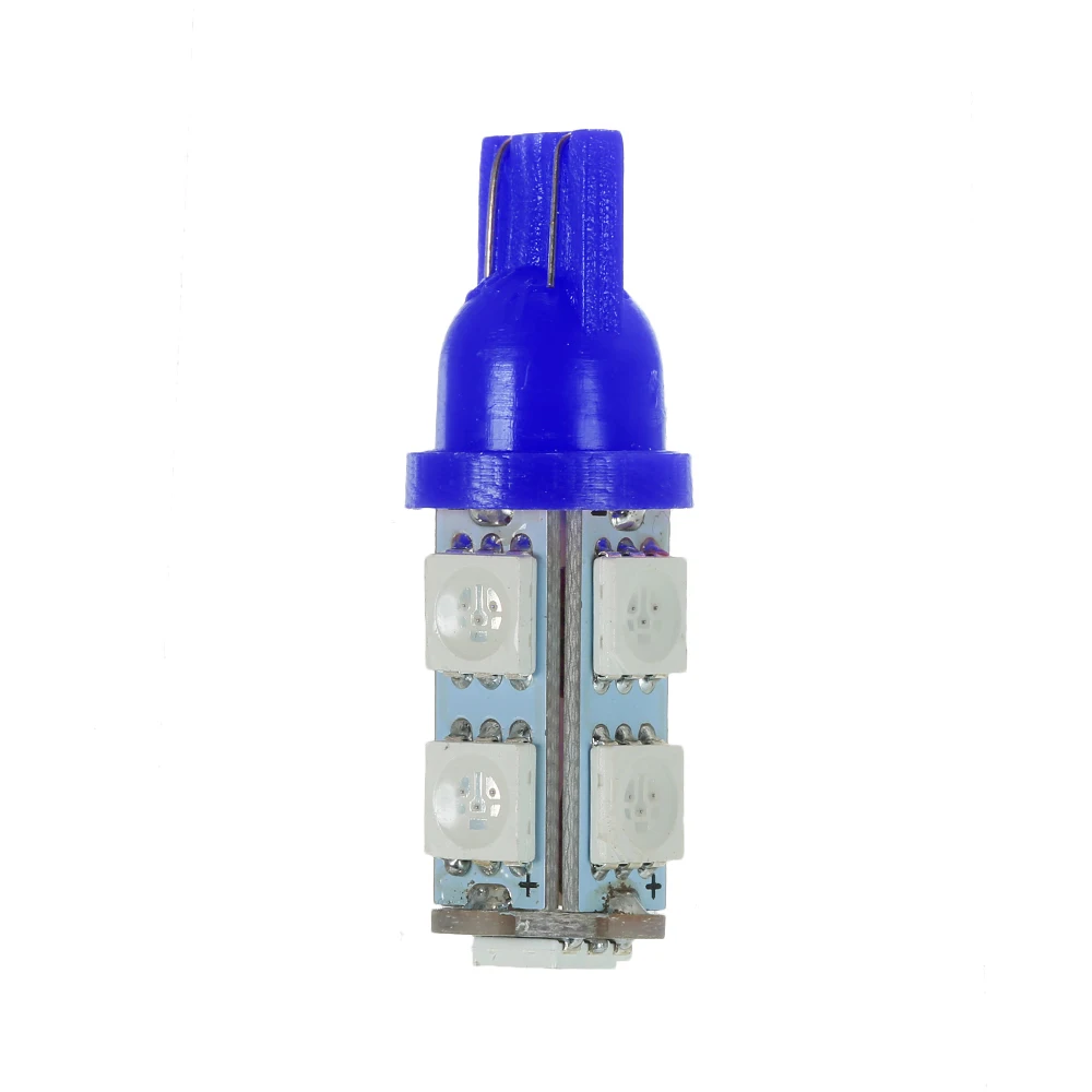 KKMOON 50 шт. T10 194 168 9SMD-5050 W5W светодиодный светильник красный светильник s супер яркий Автомобильный задний фонарь