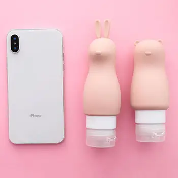 

1pc 90ml Silicone Travel Sub-bottle Skin Care Products Water Milk Shower Gel Storage Bottle Portable Lotion Refillable Bottles