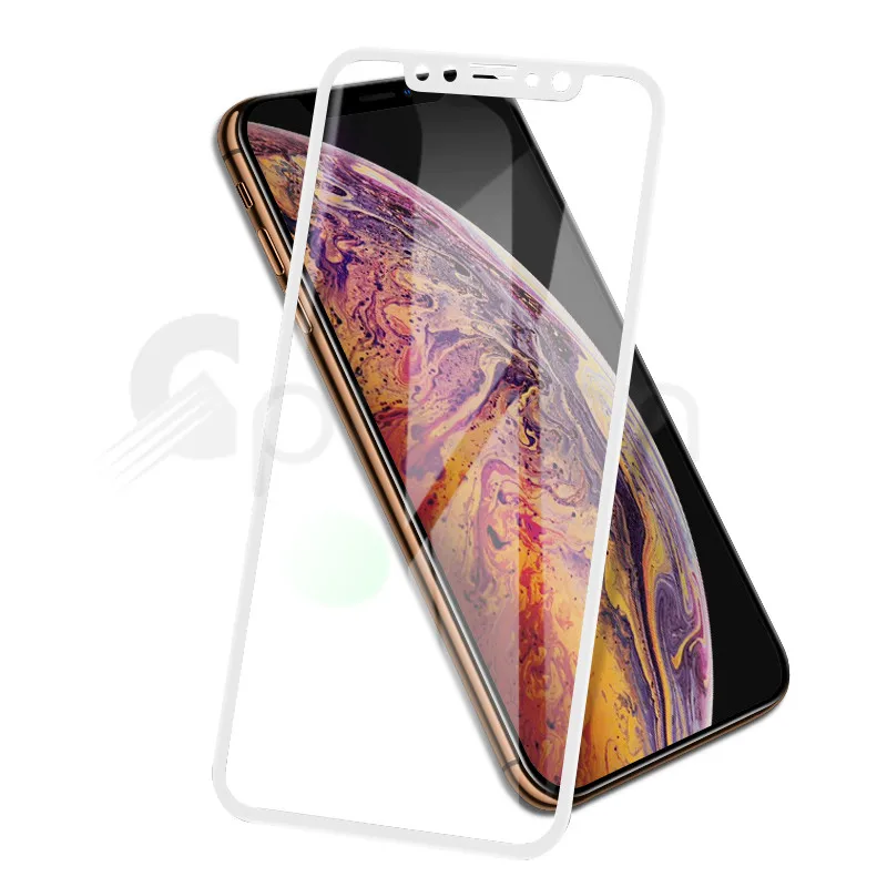 100D изогнутое полное покрытие защитное стекло на iPhone 7 8 6S Plus закаленное защитное стекло для экрана iPhone 11 Pro X XR XS Max