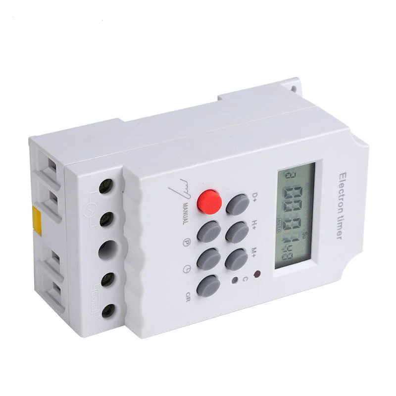 KG316T 220V 10A din-рейку цифровой таймер Ежедневно Программируемый с Мощность режим экономии энергии