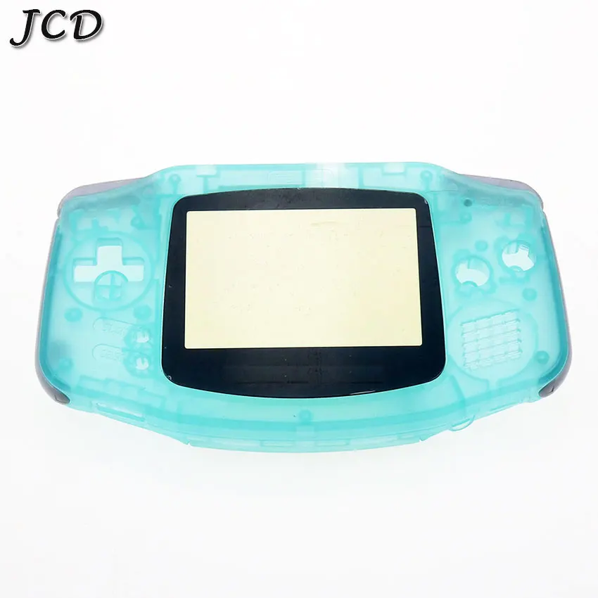 H JCD корпус Оболочка Чехол+ защита для объектива экрана+ наклейка для Gameboy Advance для игровая приставка GBA с набором кнопок - Цвет: H