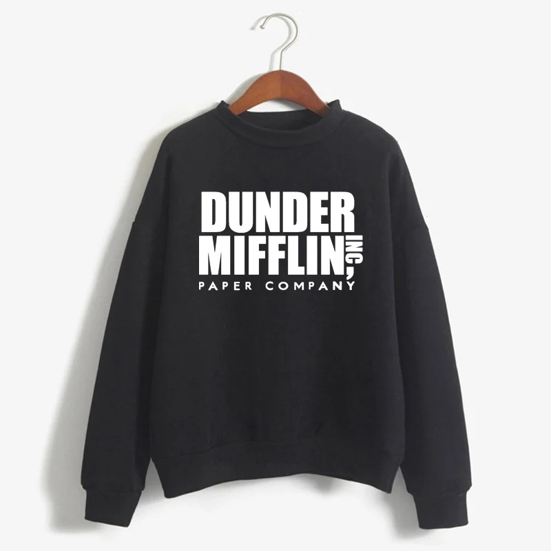 Толстовка Топы офис ТВ Толстовка для мужчин и женщин dulder Mifflin inc. paper Company Wernham Hogg tv Show Майкл Скотт Спейс