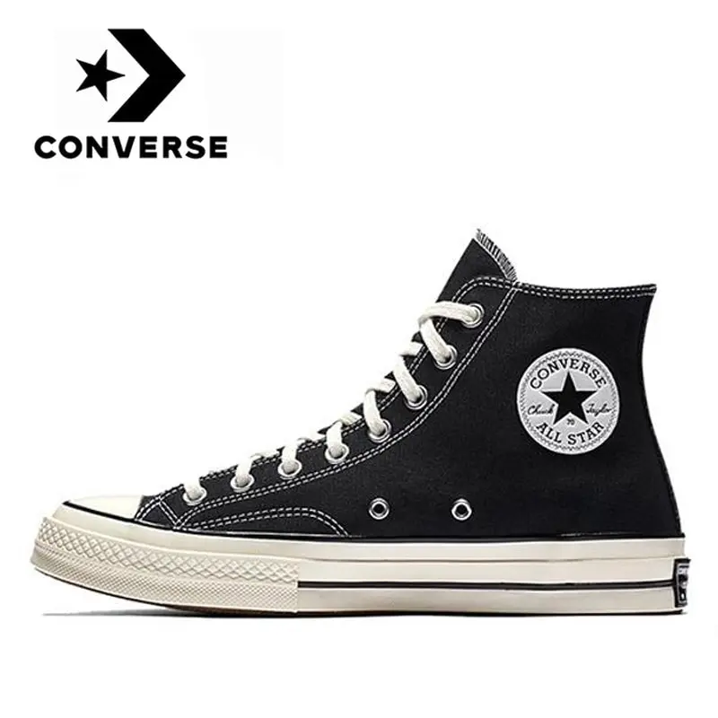 Кеды Converse Chuck Taylor 1970s унисекс, Классические высокие кроссовки, высокие кеды, парусиновая обувь, черные, оригинал