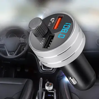 

12-24V Wireless Bluetooth Car FM Transmitter Radio Adapter 5 V/3.0A USB Charger LCD Mp3 Player Modulator Handsfree Calling #608