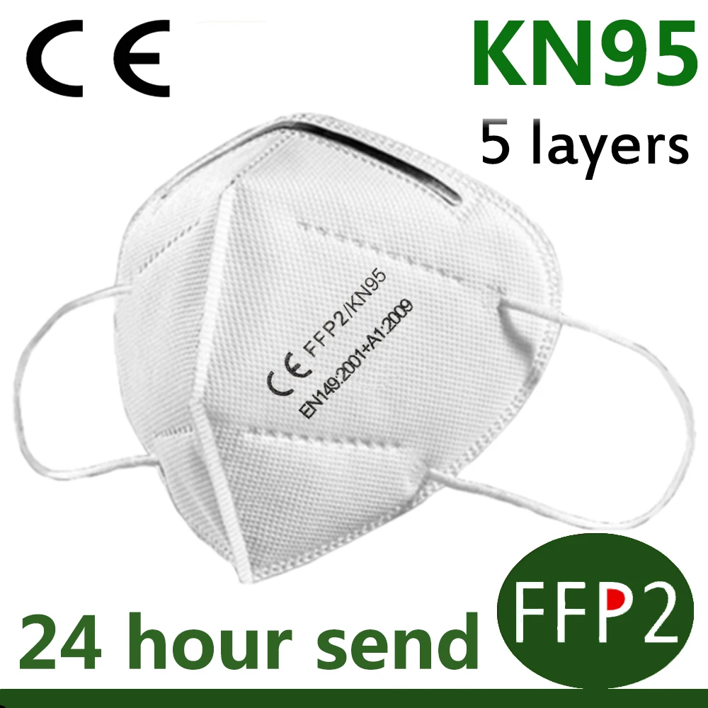 

Unisex Proof KN95 Mask Anti Haze Pollution Respirator Cover Masks Mascarillas FFP2 Mask PM002