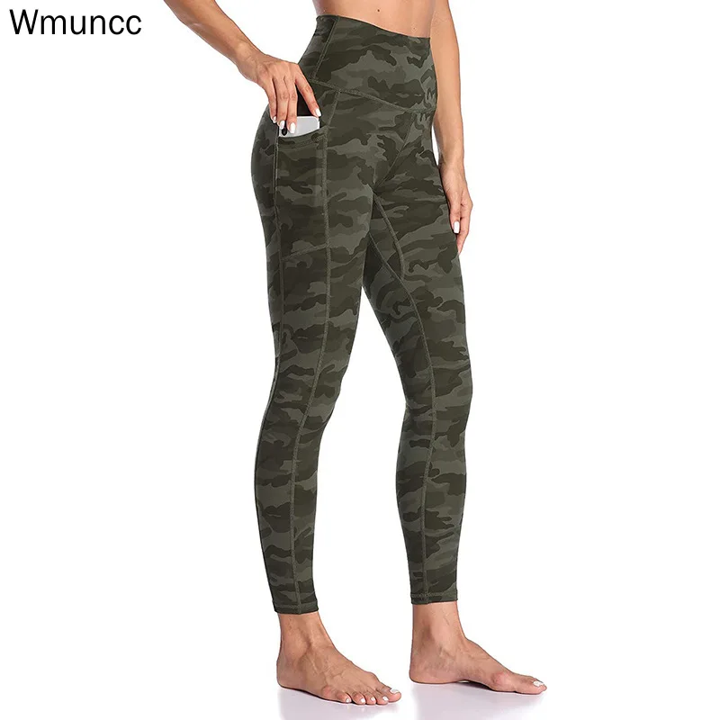 Wmuncc Yoga Pants Women High Quality Waist Camouflage Leggings Sport Fitness Athletic Active Running GYM Tights Push Up Female 1