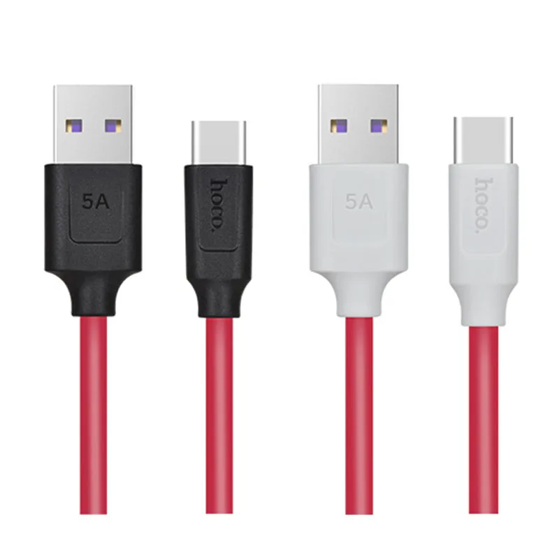 HOCO X11 22 шт./лот 5A супер зарядка usb type C кабель для samsung S10 S9 huawei P30 Xiaomi USB-C быстрое зарядное устройство