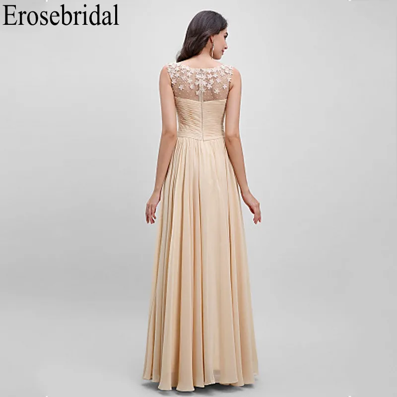 Erosebridal элегантное женское Формальное вечернее платье ручной работы с цветами элегантные платья для вечеринки длинное формальное вечернее платье платья