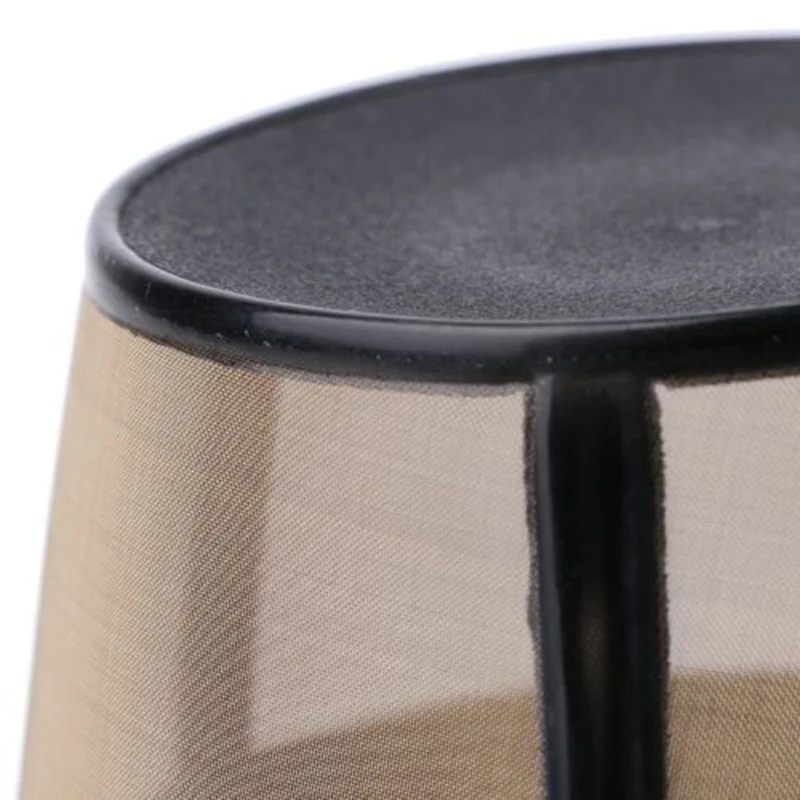 10-12 Cup Coffee Filter Basket Style Reusable Stainless Steel Cylinder Mesh Tool For Most Basket Coffee Machines