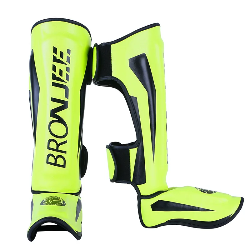 

Juvenile Adult Leg Guard for Boxing Muay Thai Greaves Even Instep Sanda Boxing Shoes Cover Shin Guard Customizable