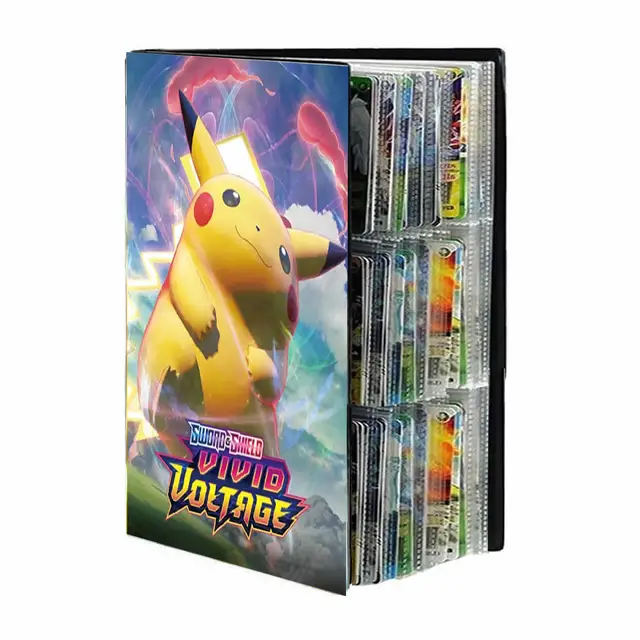 Pokemon 432 Card Album Book Anime Map Game Pokémon cards Cartoon 9 Pocket Collection Holder Binder Folder Top Toys Gift for Kid 1