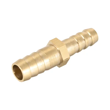 

uxcell 10mm to 8mm Hose ID Brass Reducer Barb Hose Fitting Straight Connector Coupler Tubing Adapter