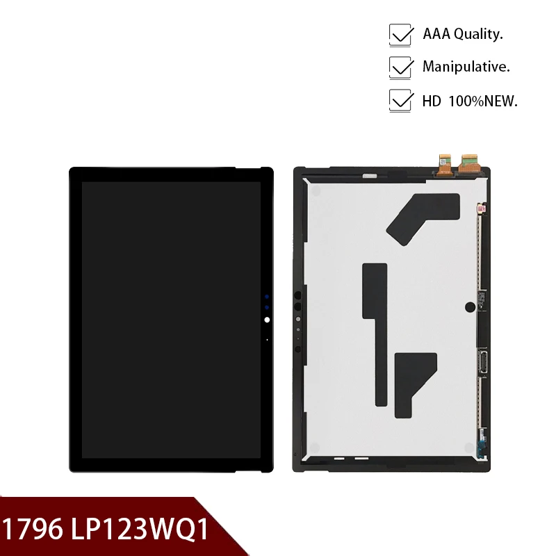 ЖК-дисплей для Microsoft Surface Pro 5 1796 LP123WQ1(SP)(A2) кодирующий преобразователь сенсорного