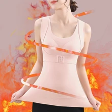 

Thermal Underwear Plus size Vest Thermo Lingerie Woman Winter Clothing Warm Top Inner Wear Thermo Shirt Undershirt Intimate