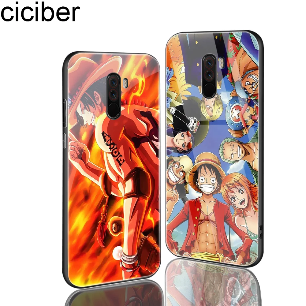 

ciciber One Piece For Redmi Note 7 6 5 Pro Plus Glass Phone Cases for Xiaomi MI 9 8 A2 6X MIX 2 2S PocoPhone F1 Cover Funda Capa