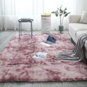 

Non Slip Area Rug Tie Dyed Gradient Floor Mat Fluffy Carpet for Living Room
