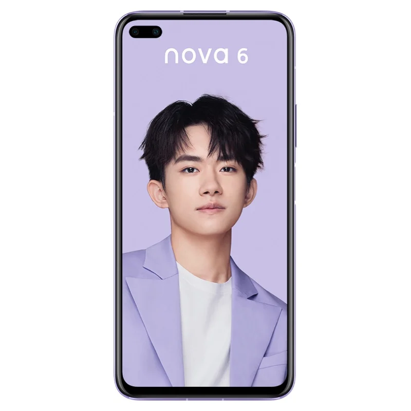 DHL Быстрая HuaWei Nova 6 4G LTE мобильный телефон Kirin 990 Android 10,0 6,5" 2400X1080 8 Гб ram 128B rom 40.0MP отпечаток пальца OTG