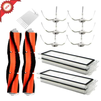 

6x side brush +4x HEPA filter + 2x main brush Suitable for xiaomi vacuum roborock s50 S51 S55 S5 xiaomi roborock Xiaomi Mi Robot