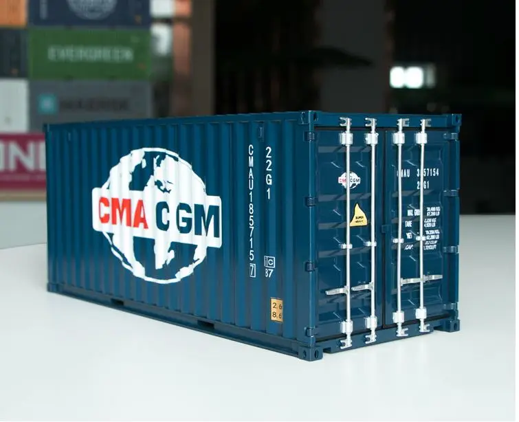 Коллекционная игрушка модель подарок 1:20 весы CMA CGM экспресс 20 GP грузовик, корабль контейнер модель для бизнес подарок, дисплей