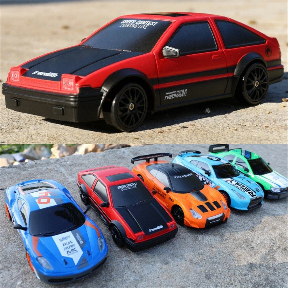

RC Racing Car Drift Car Toy 2.4G Rapid Drift Racing Car 15km/h Playing 20mins Remote Control AE86 GTR Model Vehicle Car Gift