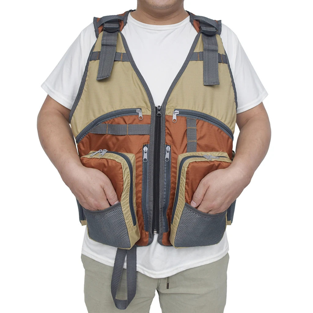 Fly Fishing Backpack Vest Combo Chest Pack for Tackle Gear and Accessories - Quick-Dry & Breathable