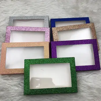 

Mikiwi Wholesale Square False Eyelash Packaging Box Custom your Logo Fake 3d Mink eyelashes Boxes 3 pairs Case Empty box