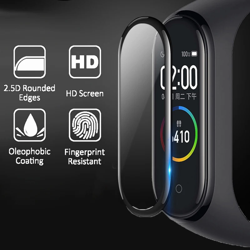 Пленка для Xiaomi mi Band 4 протектор не стекло мягкий чехол для mi band 4 ремешок mi Band 4 Защита экрана защитные аксессуары