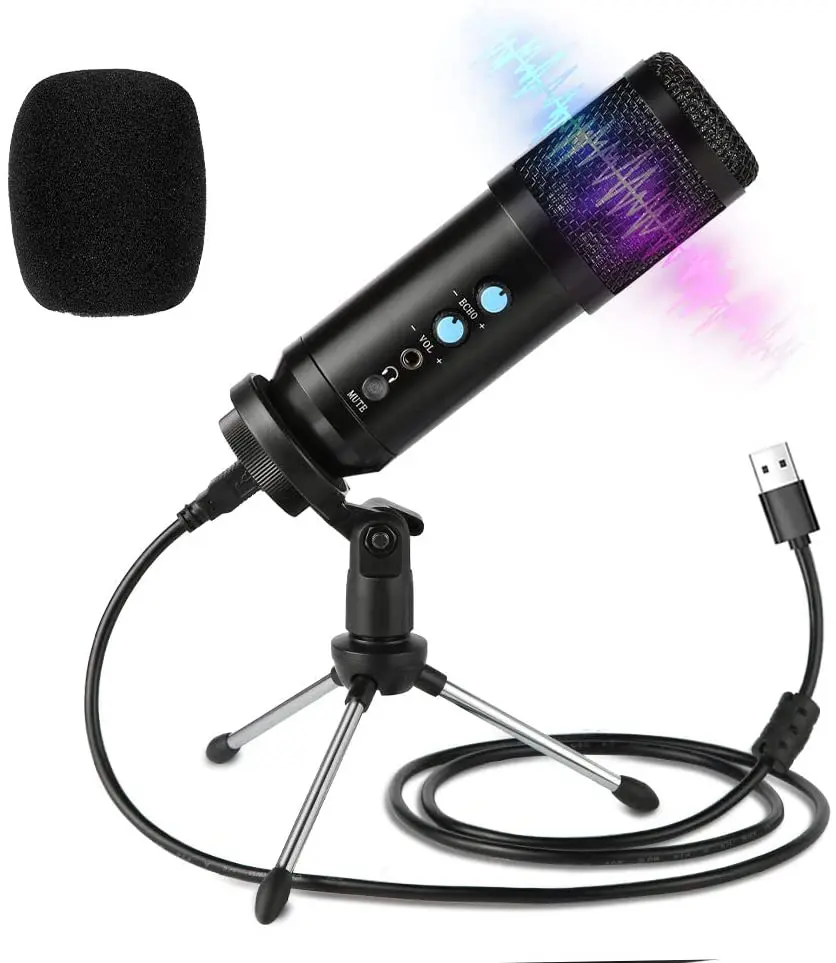 

USB Condenser Microphone Kits for PC Computer bm 800 Microphone Karaoke studio Recording Mic for YouTube Video Game Podcast