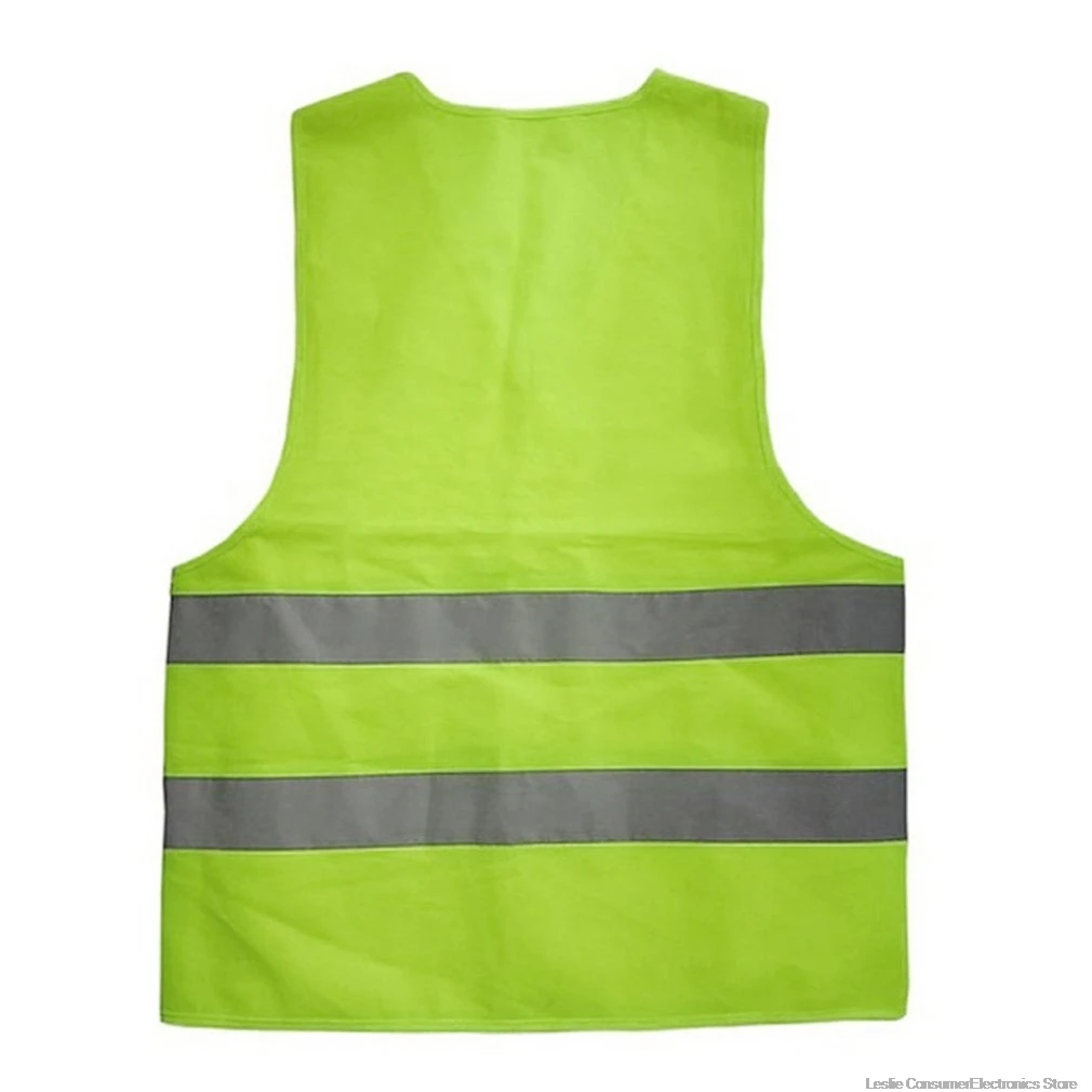 Yellow Новинка, хит, унисекс, XL, XXL, XXXL, светоотражающий жилет, рабочая одежда, обеспечивает высокую видимость, день, ночь, бег Предупреждение, Детский защитный жилет - Цвет: Yellow