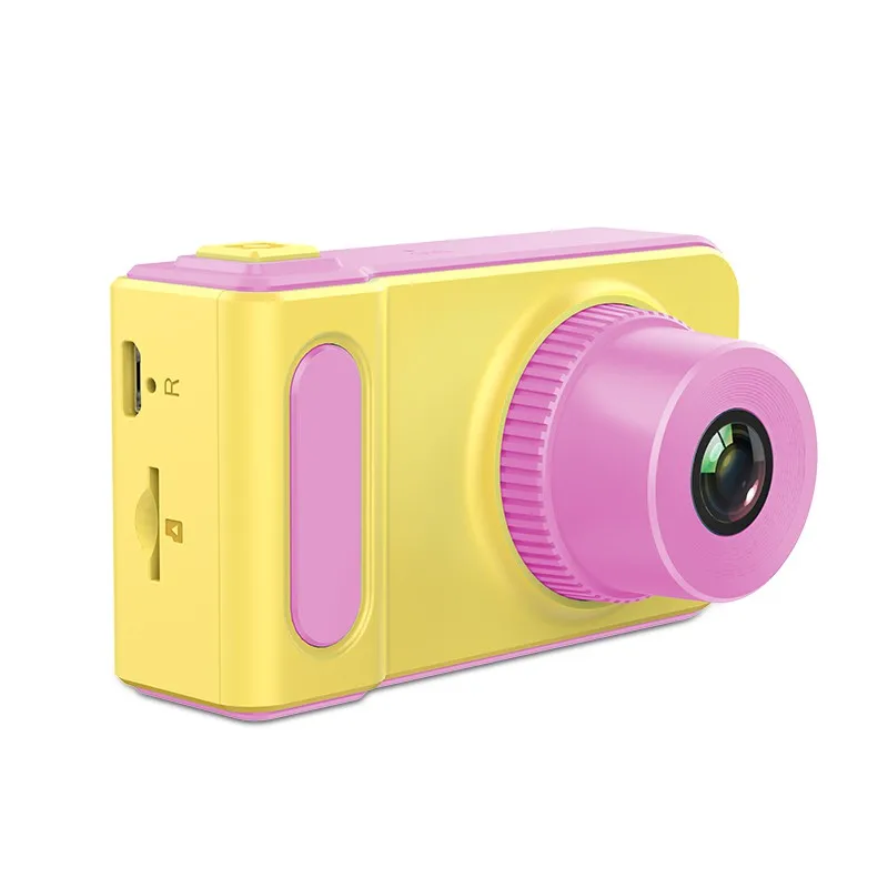 Видео/аудио рекордер Повседневная Камера s для мальчиков и девочек 2,0 дюймов HD ребенок мультфильм-вид цифровая камера - Цвет: JD1876P as picture