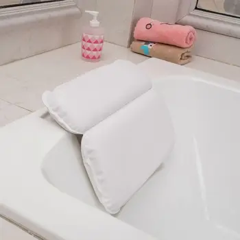 

PU Foam Sponge Bath Pillow，Home Spa Jacuzzi Bath Pillow With Back And Neck SupportRelaxation Experience Bathtub Pillow