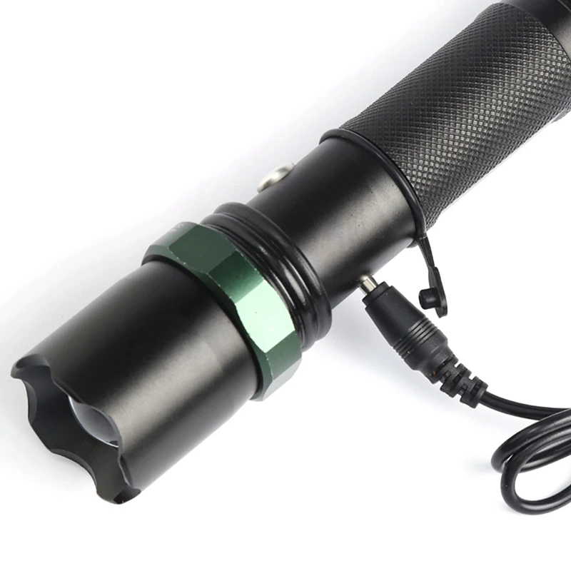 Outdoor Lighting Tool LED Flashlight Super Bright Rotating Focus Aluminium Alloy Torch Lamp New