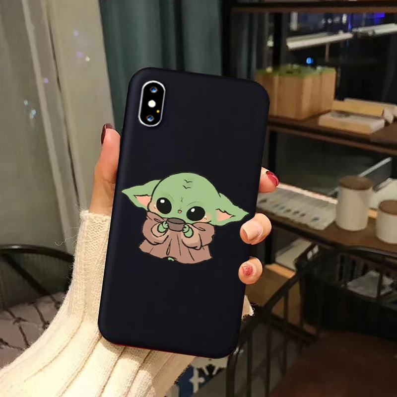 Роскошный детский чехол для телефона Yoda для iPhone X, XR, Xs Max, 11, 8, 7, 6 Plus, 6 S, 5S, SE, мягкий силиконовый чехол, Звездные войны, мандалор