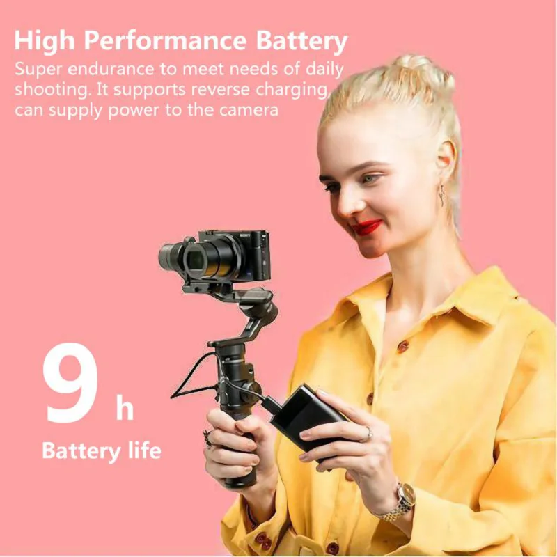 ⁦جيمبل مانع اهتزاز FeiyuTech G6 Max للكاميرات بدون مرآة وكاميرات الأكشن والجوال⁩ - الصورة ⁦5⁩