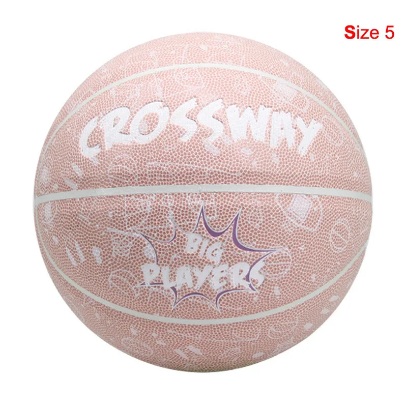Лидер продаж, новинка, брендовые дешевые баскетбольные мячи CROSSWAY L702, Официальный баскетбольный мяч из искусственной кожи, Размер 7,, с сетчатой сумкой+ игла - Цвет: Size 5