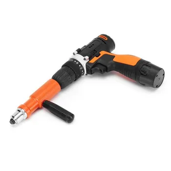 

2.4mm-5mm Electric Drill Tools Electric Aluminum Alloy Rivet Nut Tool Wireless Riveting Tool Drill Adapter for Electric Drill