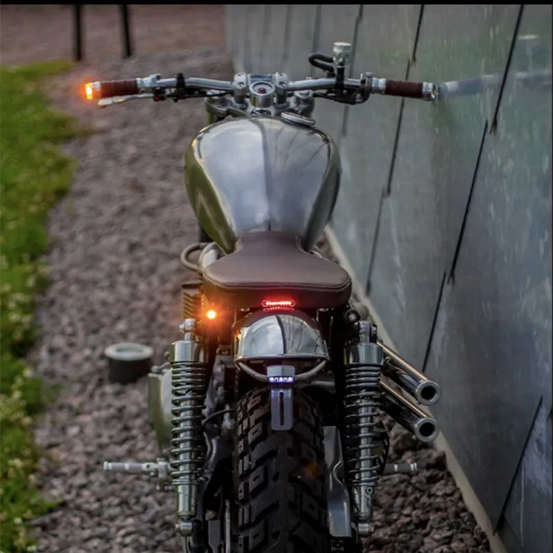 1 шт. 12 В 6 в мотоцикл Руль конец светодиодный указатель поворота Универсальный 22 мм сигнальные фары свет Мото Аксессуары