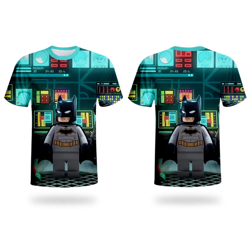 WHOSONG футболка с 3D принтом г. Популярные Забавные игрушки лего, косплей, Marvel, Бэтмен, Супермен, Симпсон, Семейные комплекты Детская уличная одежда - Цвет: T02313
