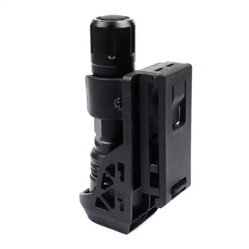 360 Degree Tactical Flashlight Holster Angle Rotatable Duable Flashlight Holder for 1''-1.25'' Diameter Flashlight