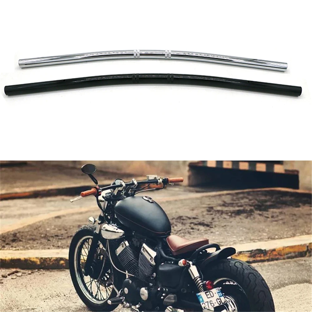 Руль мотоциклетный 7/8 дюйма 22 мм прямая рукоятка для мотоцикла Honda CG125 Винтажный