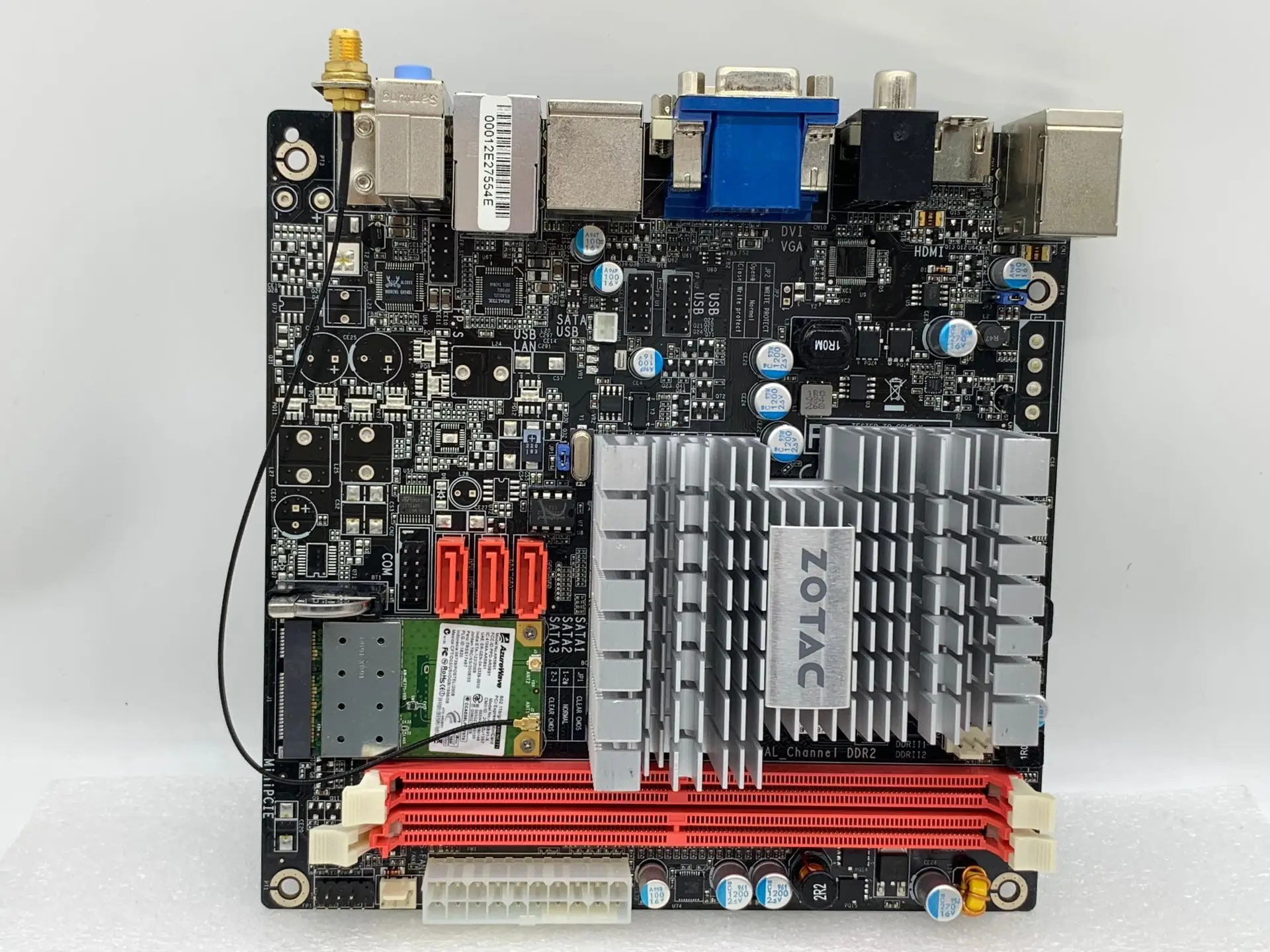 Для ZOTAC IONITX-D-E Atom 330 1,6 ГГц cpu DDR2/17x17 см мини материнская плата с wifi оригинальная подержанная материнская плата