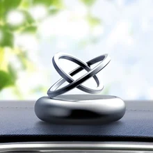 Подвеска вращение креативное двойное кольцо освежитель воздуха автомобиля освежитель парфюма аромат для авто украшение авто интерьерные аксессуары